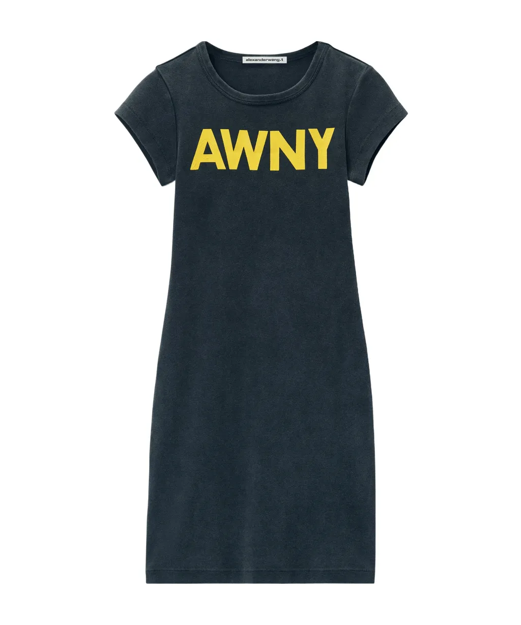 Graphic Logo Mini Dress