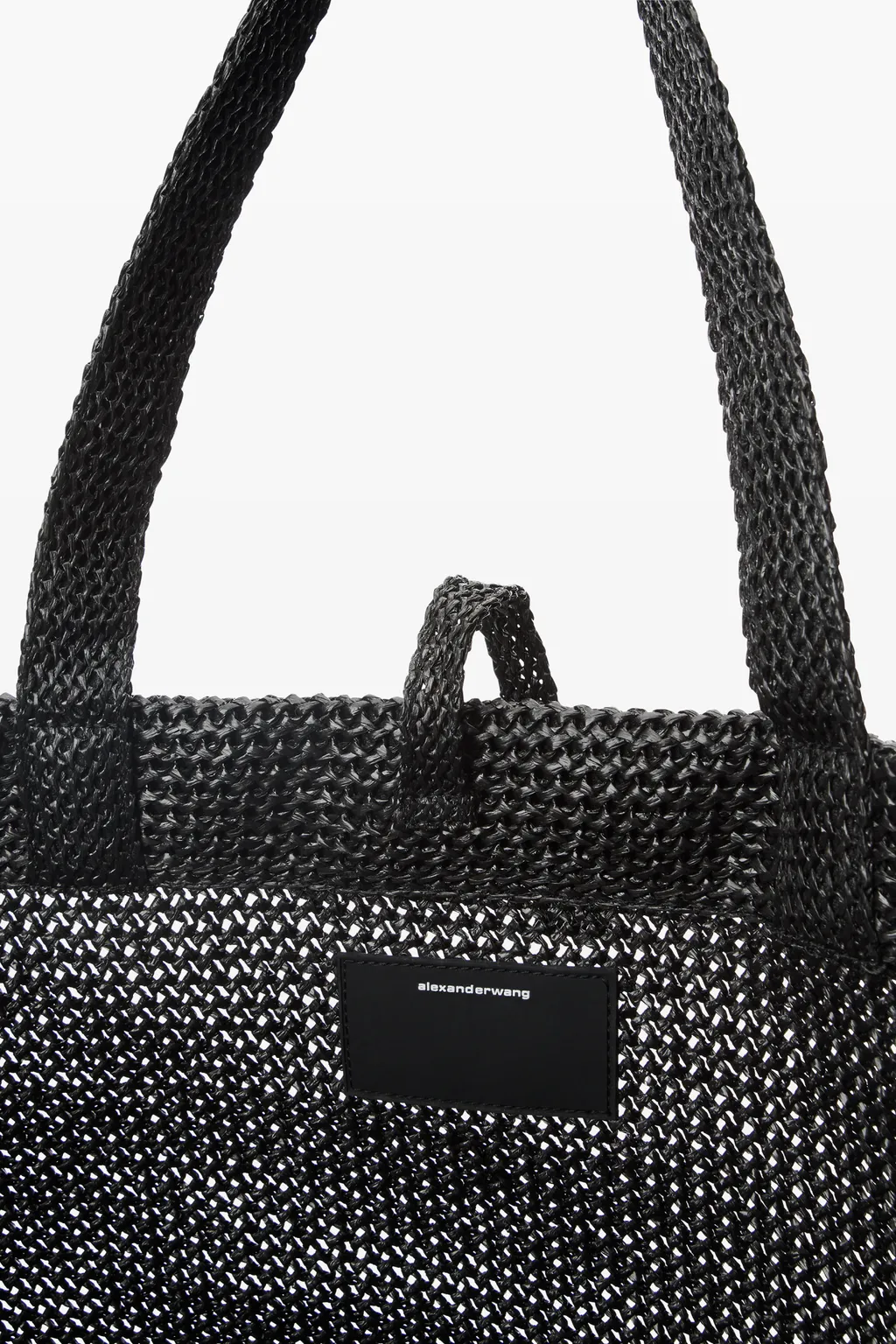 Logo Embossed Xl Punch Tote Bag