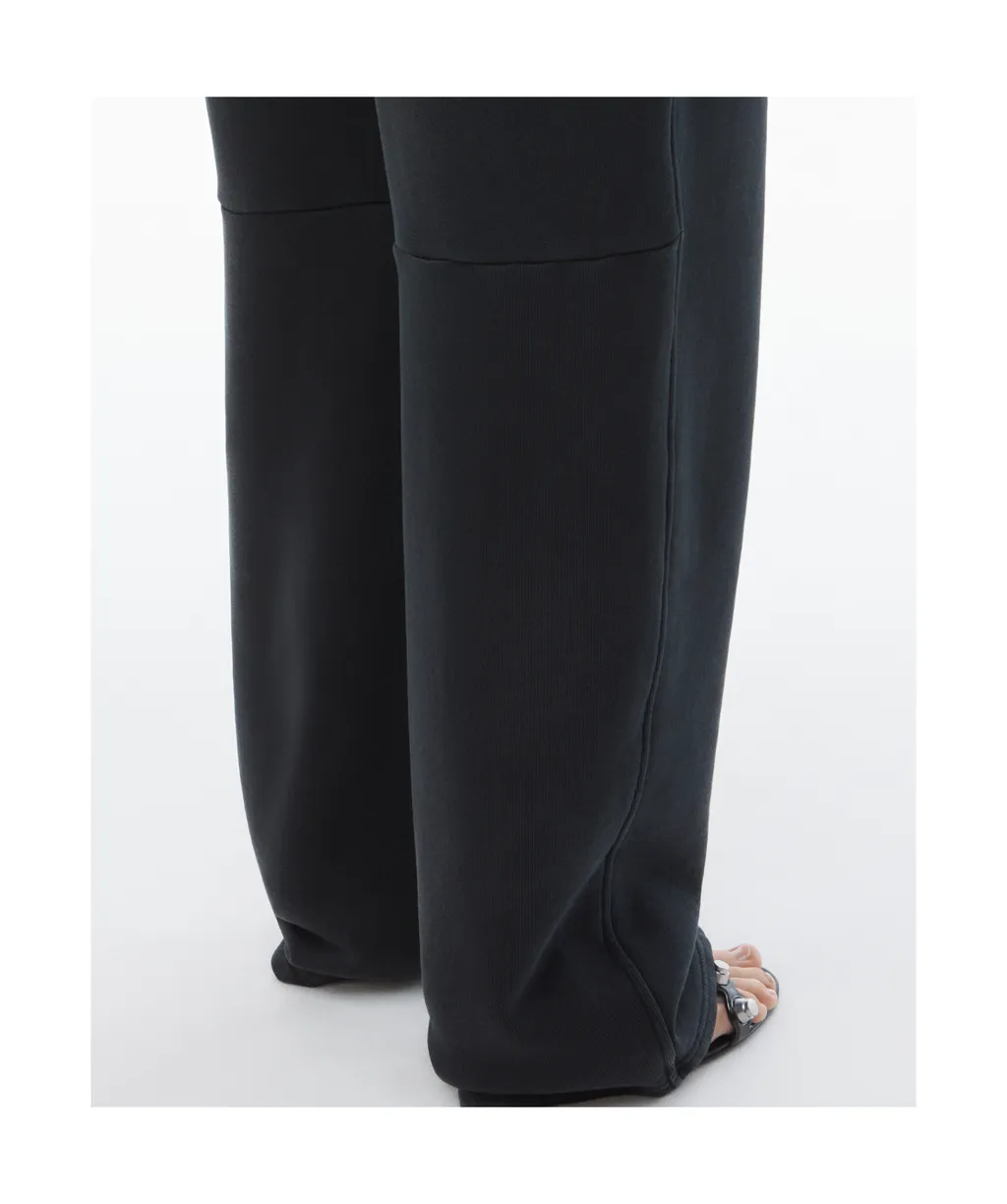 Layered Elasticated-Waist Pants