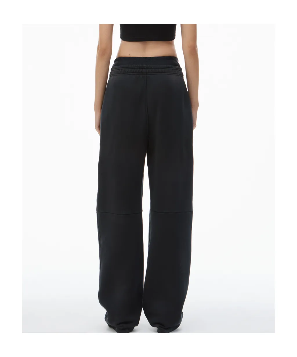 Layered Elasticated-Waist Pants