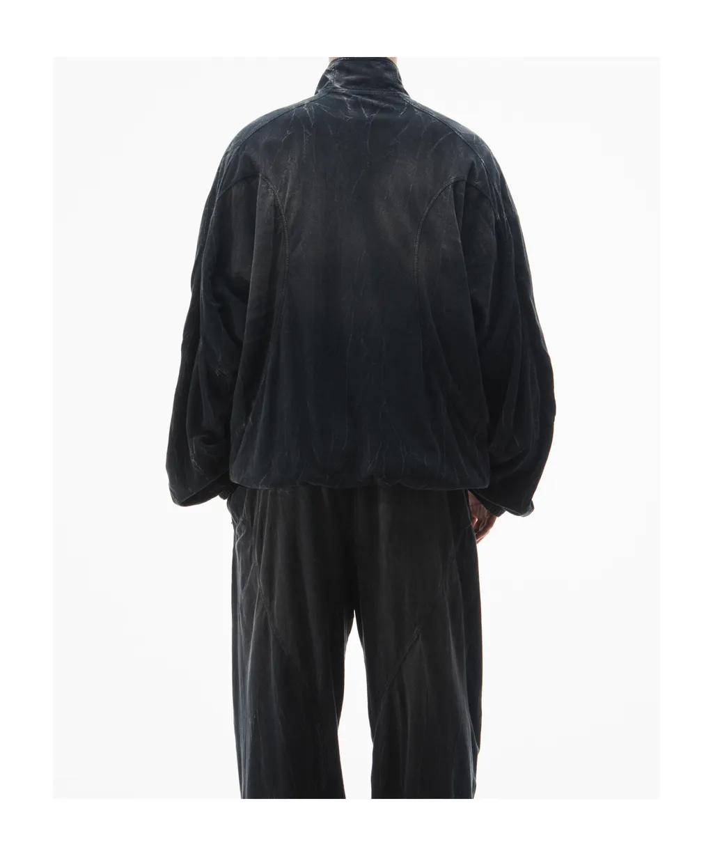 Pleated Motorcycle Jacket