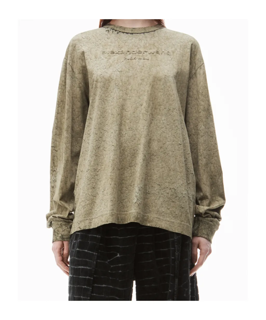Logo-Embossed Tie-Dye T-Shirt