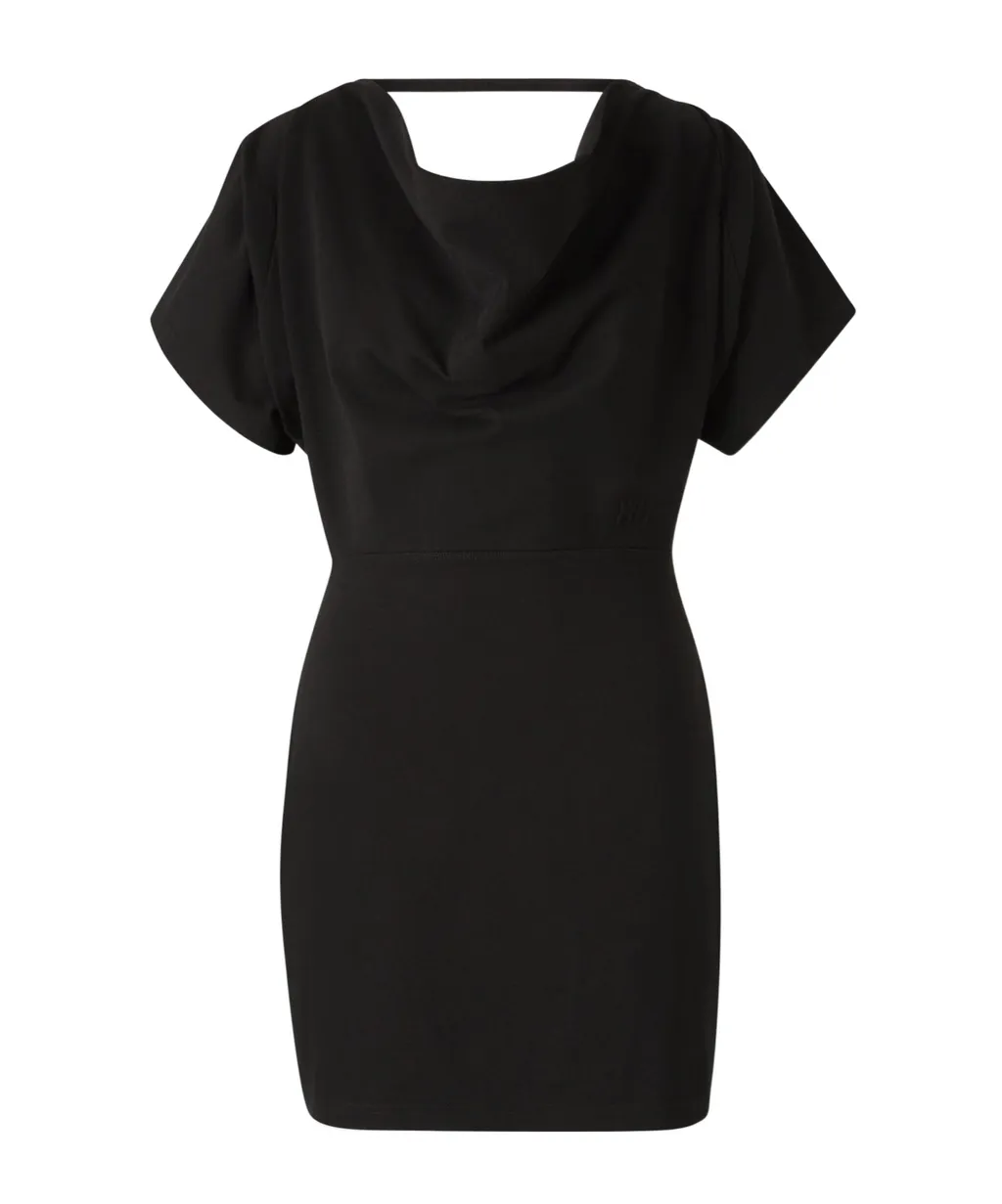 Cowl Neck Mini Dress