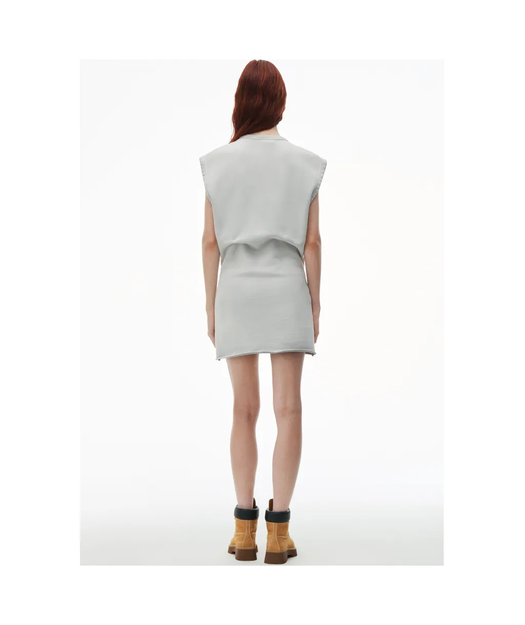 Logo-Print Jersey Mini Dress