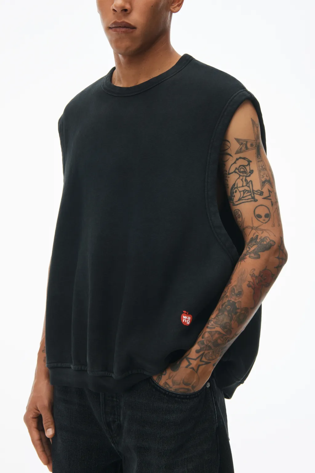 Logo Printed Sleeveless Tank Top