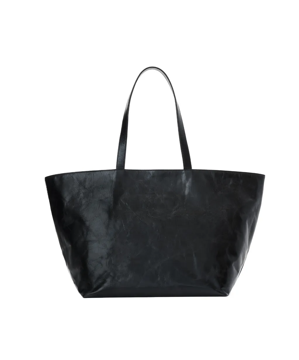Logo Embossed Tote Bag