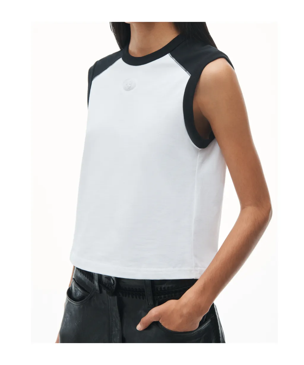 Fisheye Logo Raglan-Shoulder Tank Top