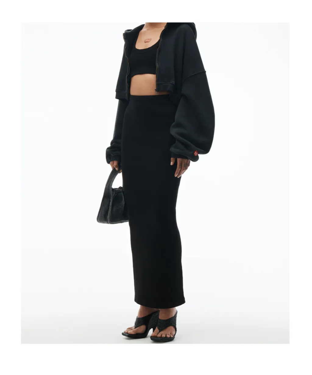 Side-Slit Maxi Skirt