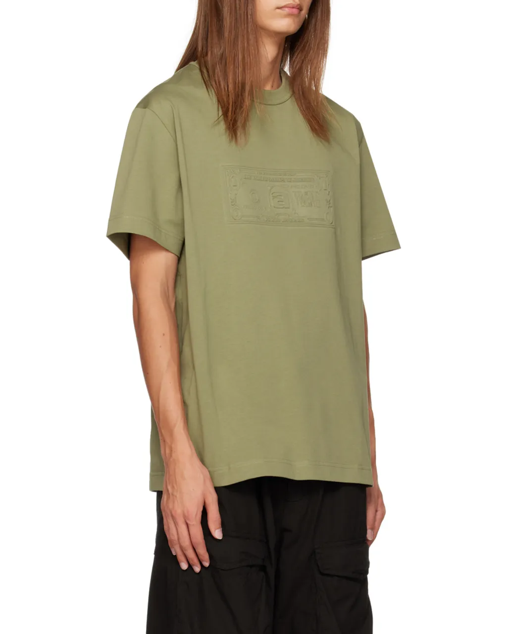 Dollar Bill-Debossed T-Shirt