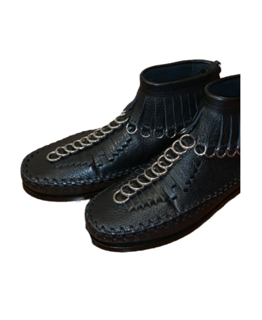 Tassels Detail Ankle Boots