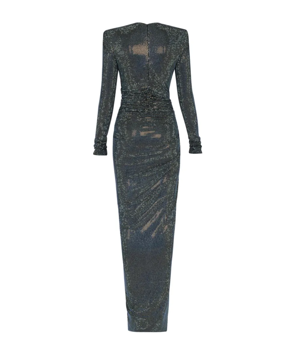 Rhinestone Trimmed Dress