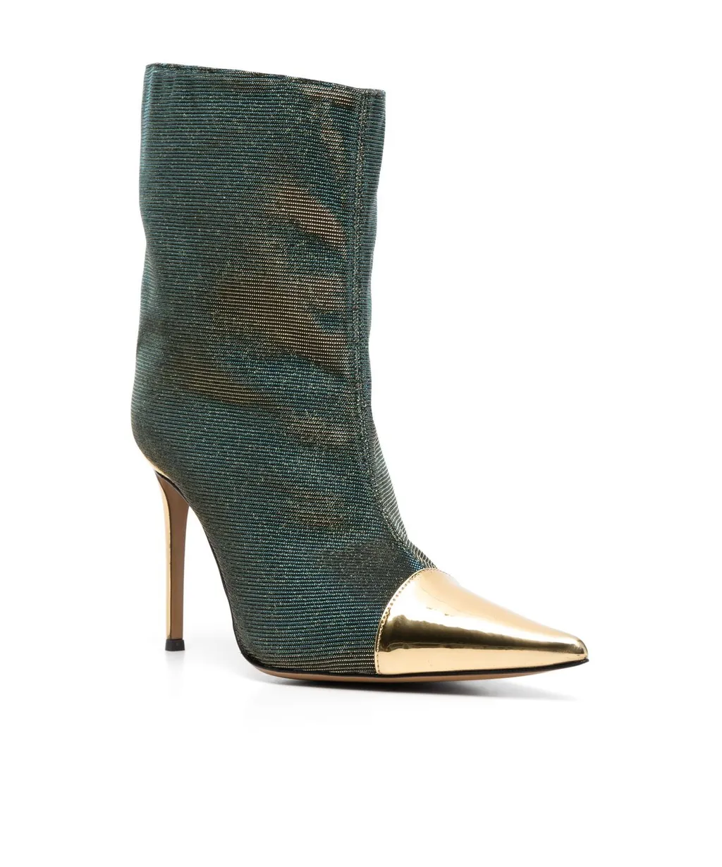 High-Heeled Pointed Short Boots