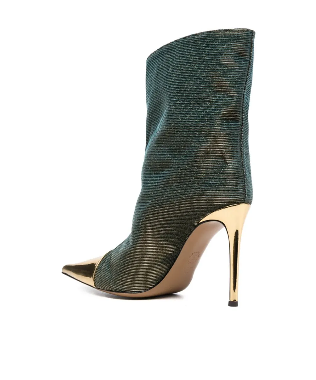High-Heeled Pointed Short Boots