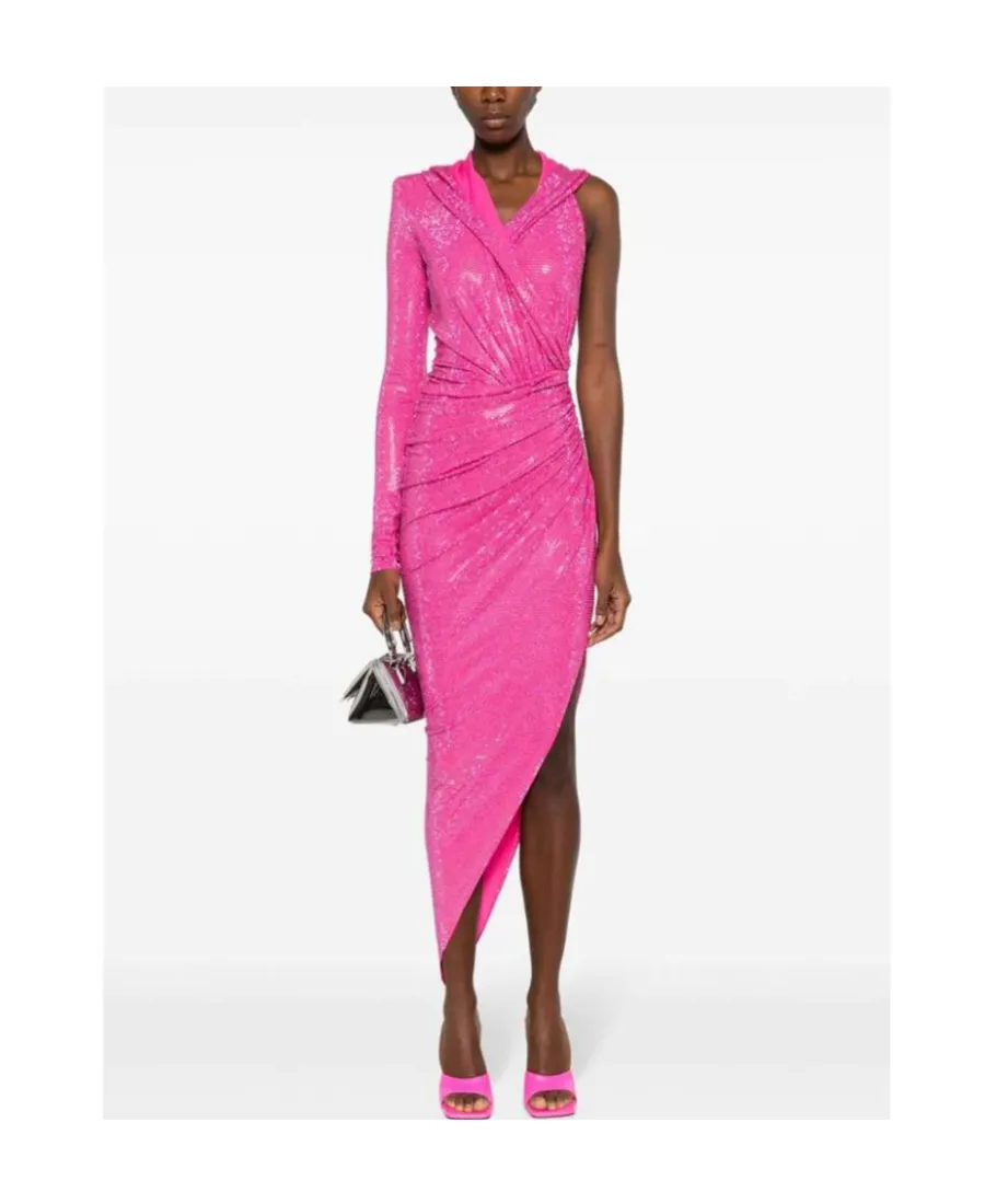 Hooded Asymmetrical Dress