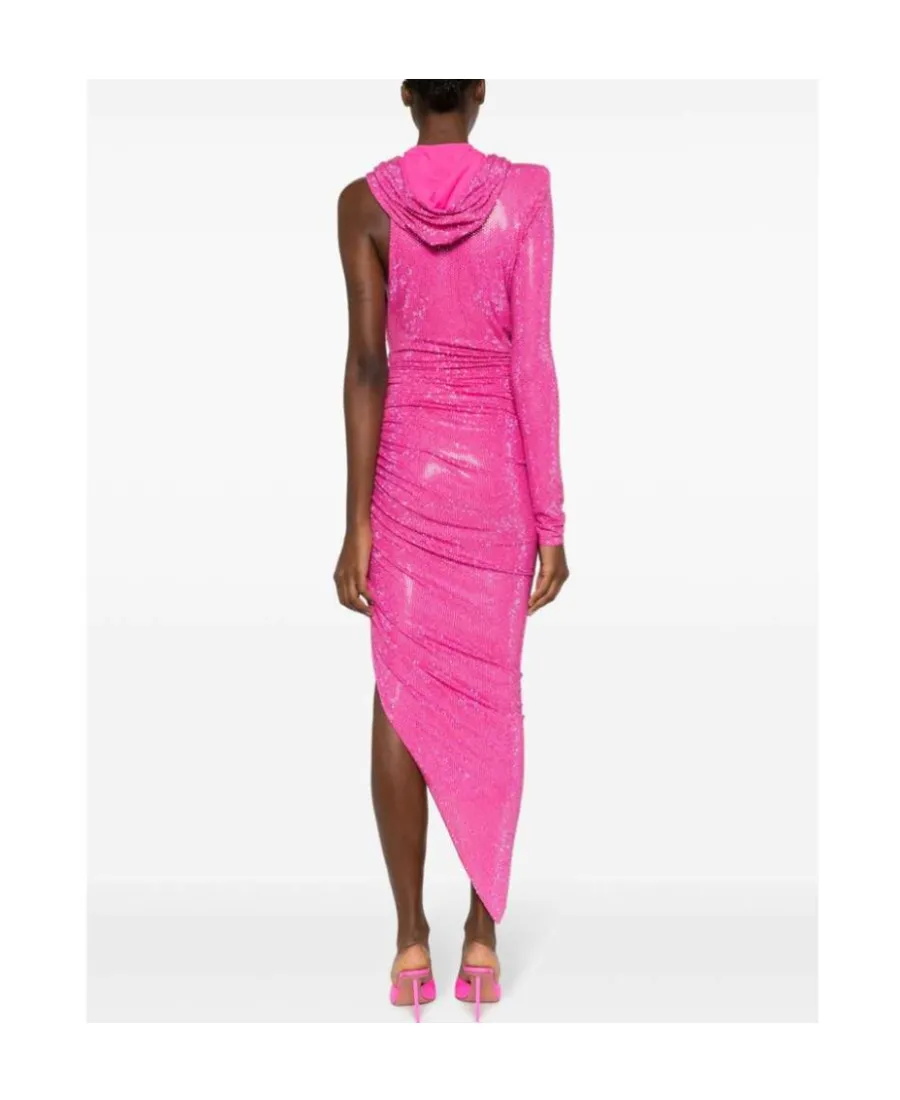 Hooded Asymmetrical Dress