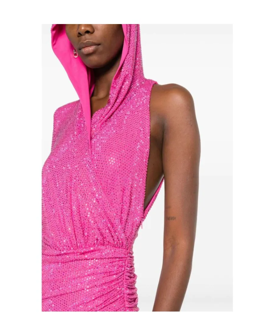 Hooded Asymmetrical Dress