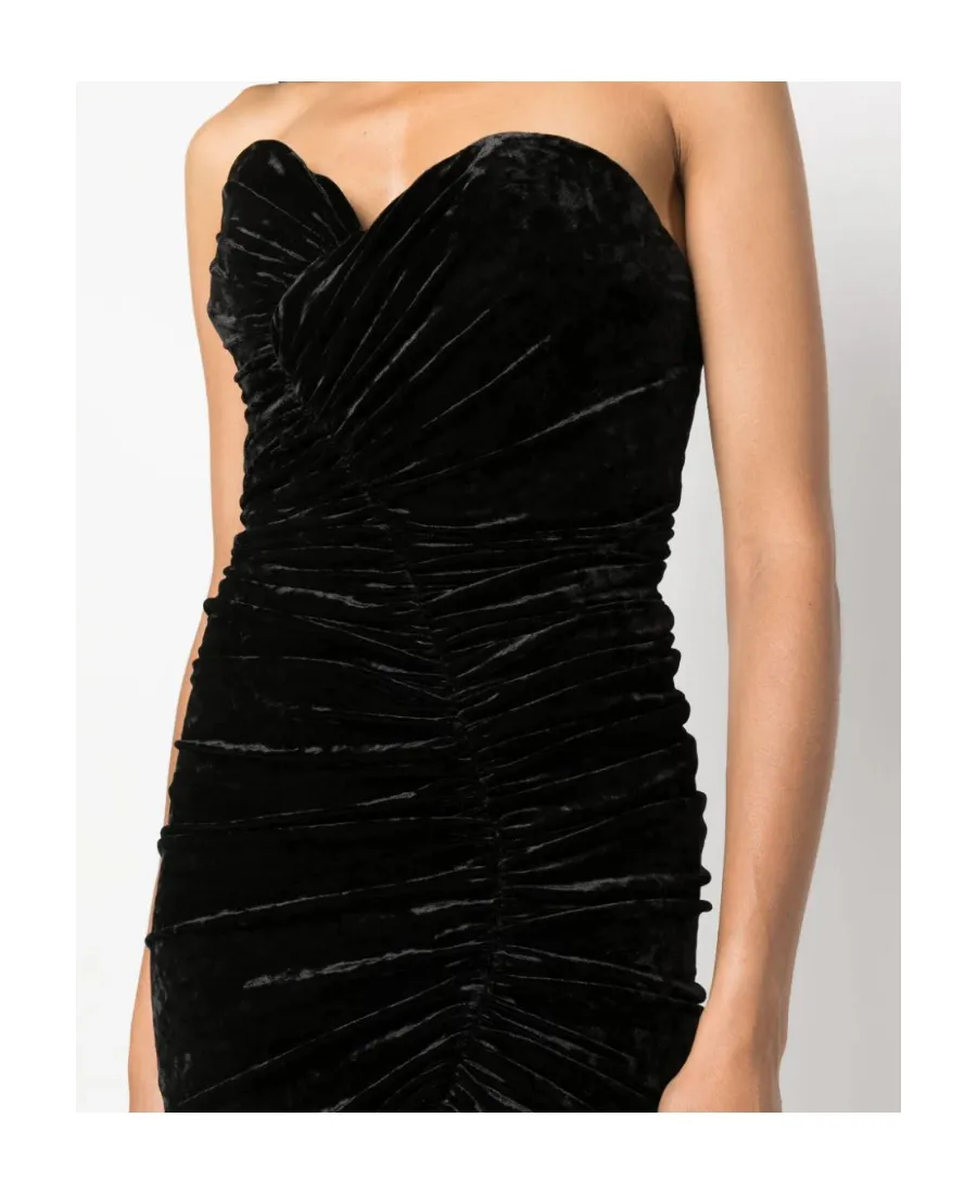Heart-Shaped Collar Split Dress