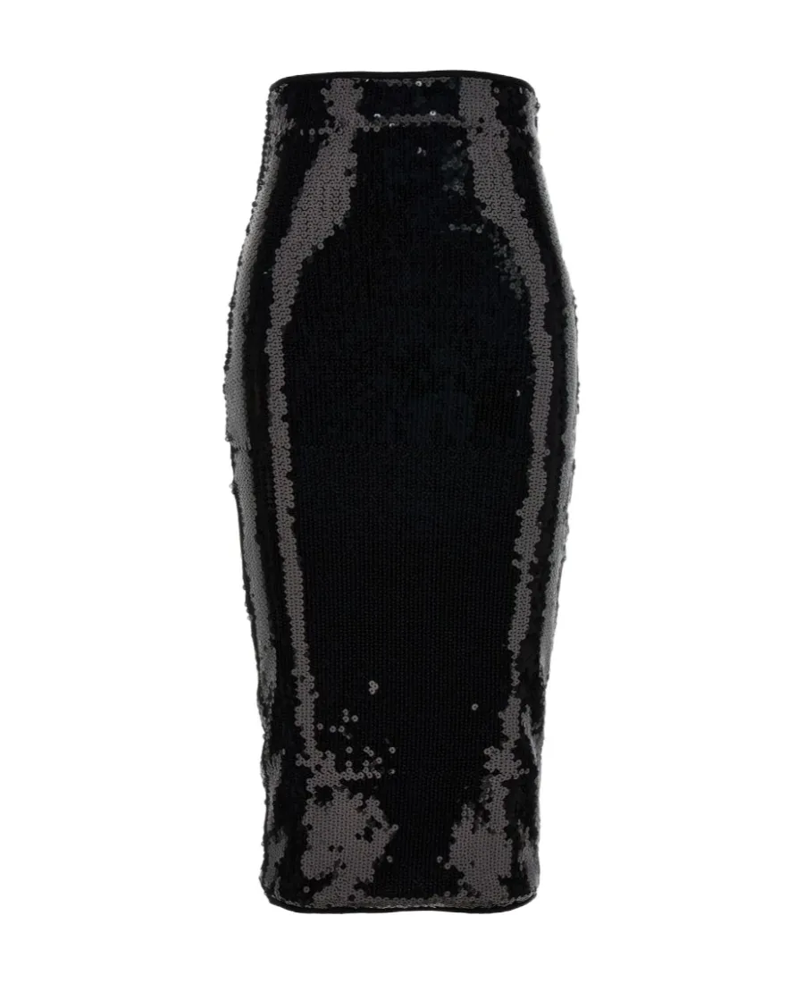 Sequin Midi Pencil Skirt