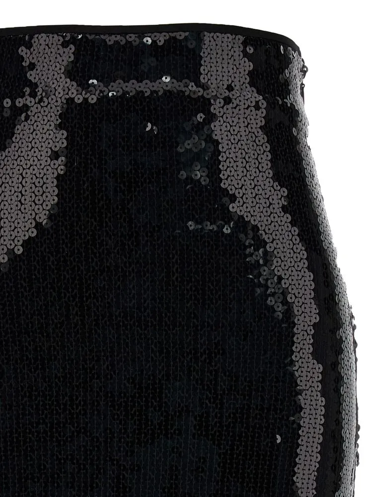Sequin Midi Pencil Skirt