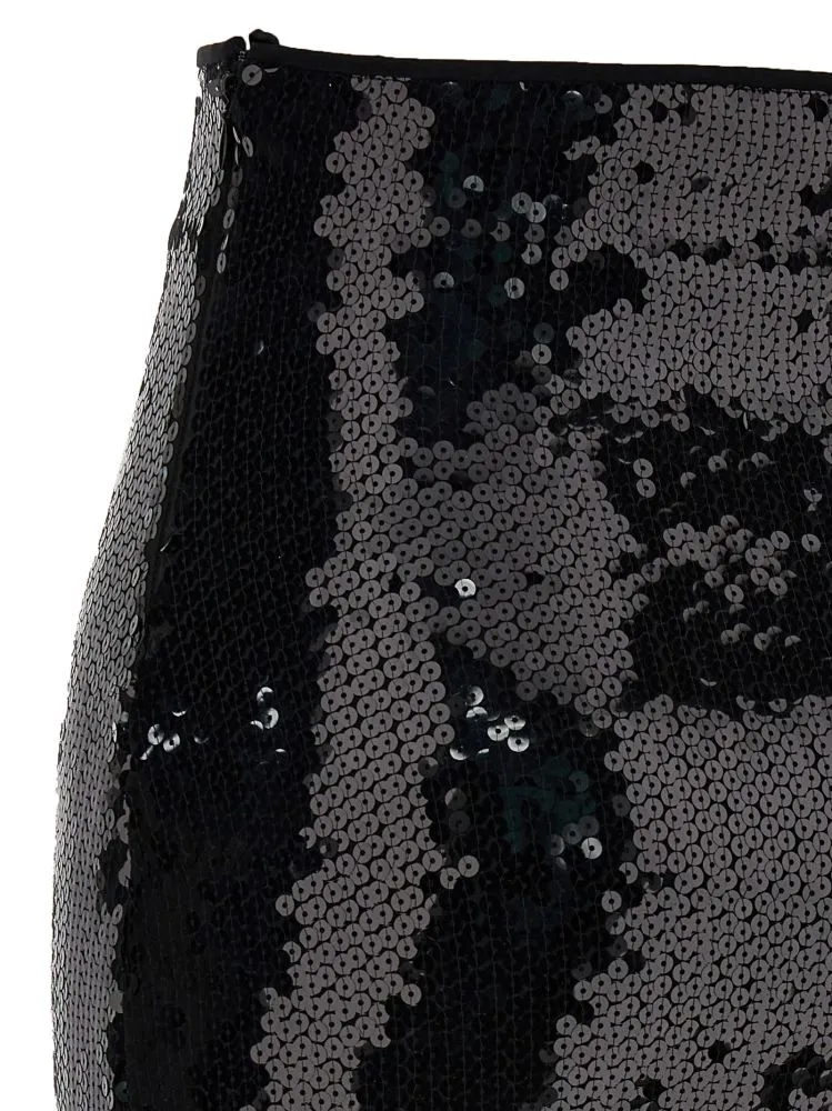 Sequin Midi Pencil Skirt