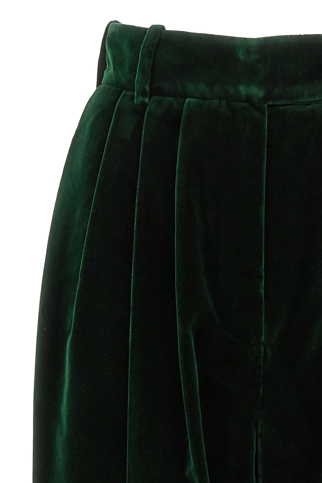 High-Waist Wide-Leg Paillette-Embellished Trousers