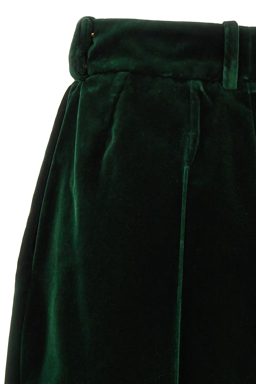 High-Waist Wide-Leg Paillette-Embellished Trousers
