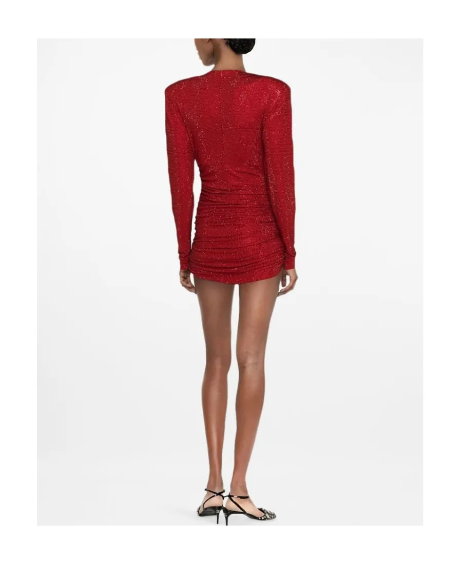 Crystal Embellished Mini Dress