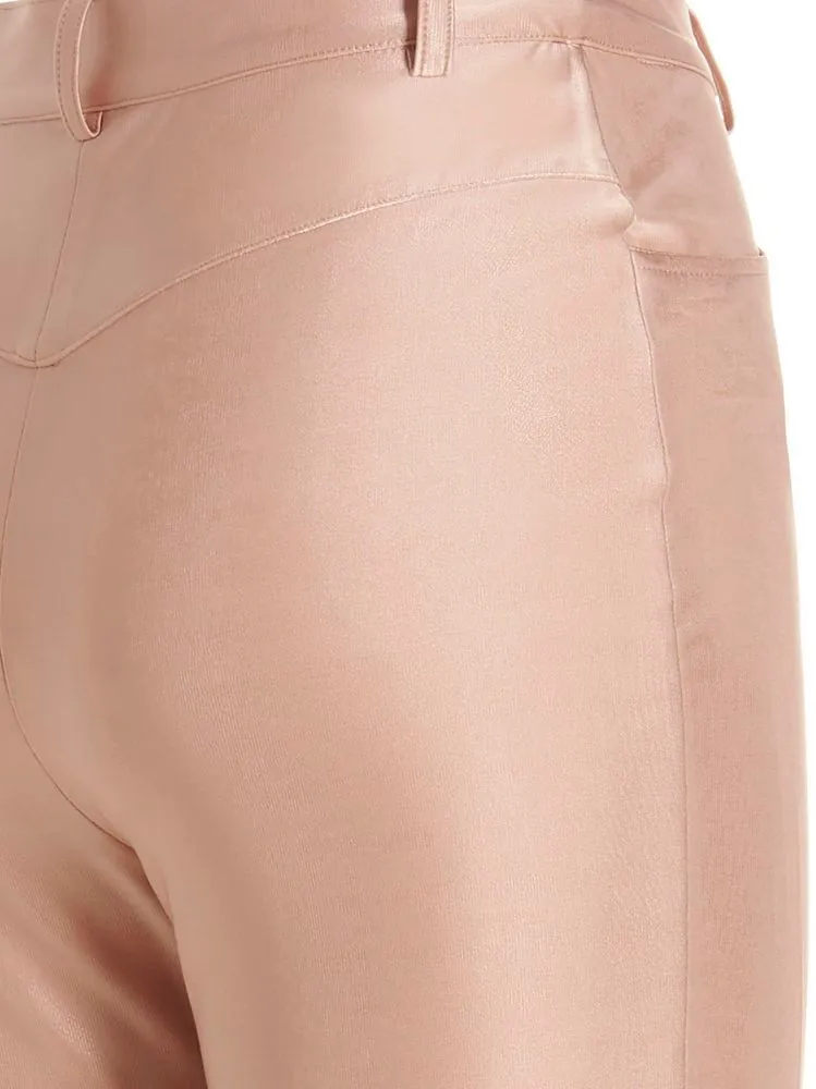 High Waist Straight Leg Pants
