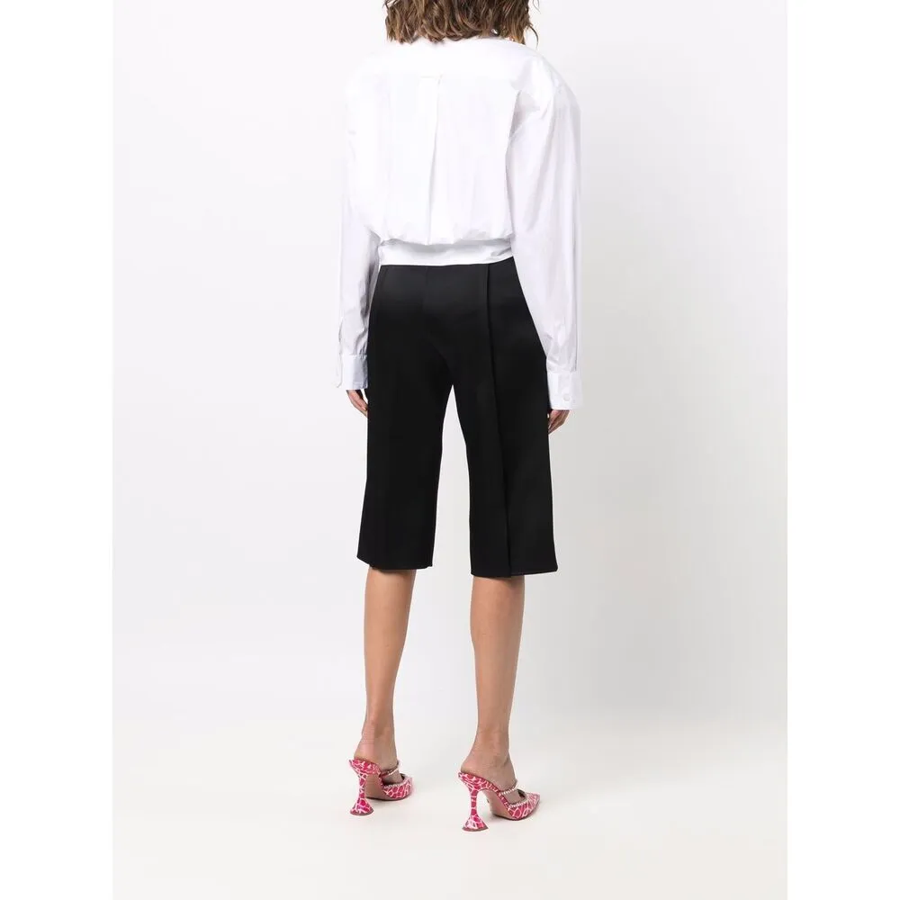 Tied-Waist Cotton Shirt