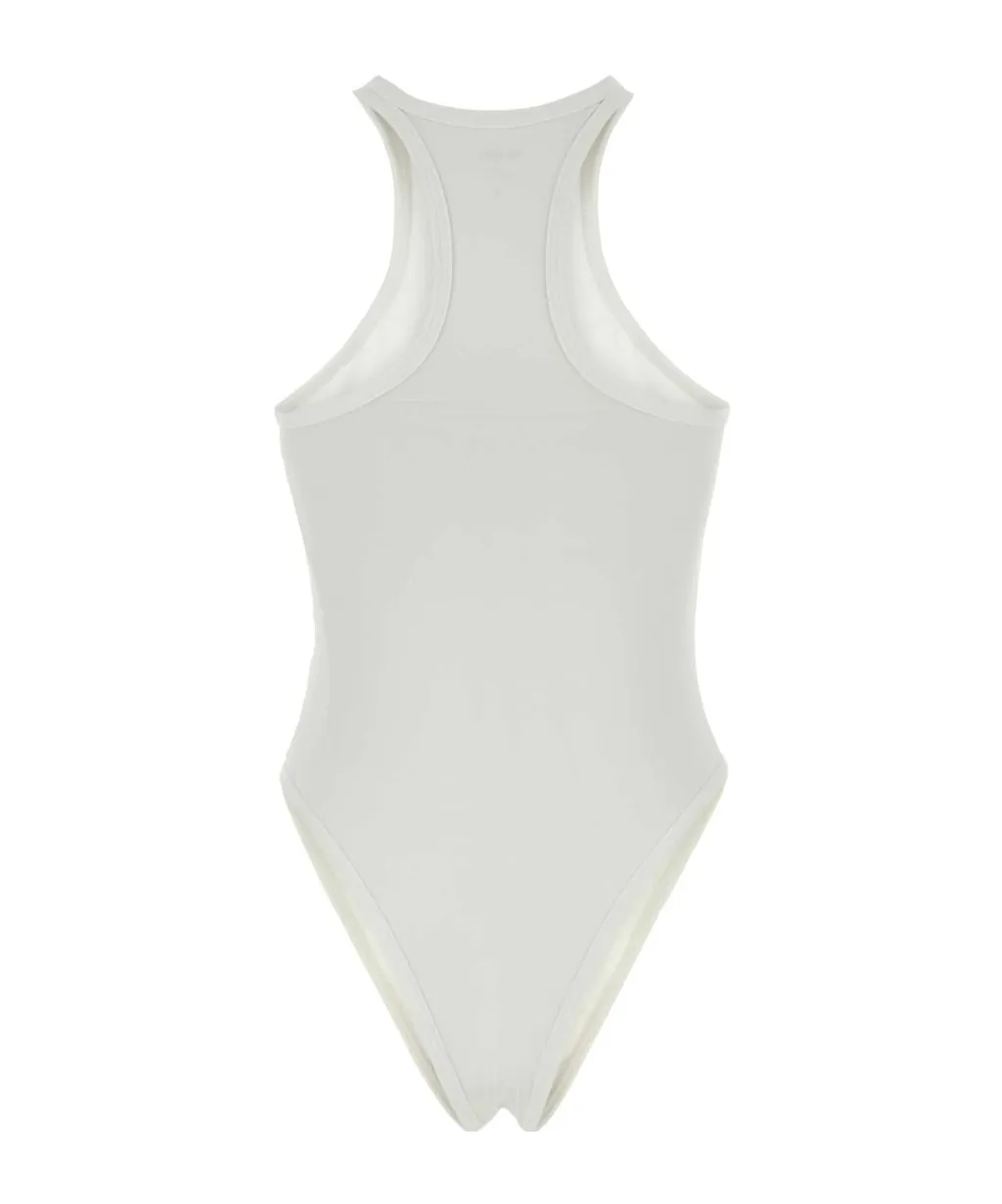 Logo Plaque Swimsuit