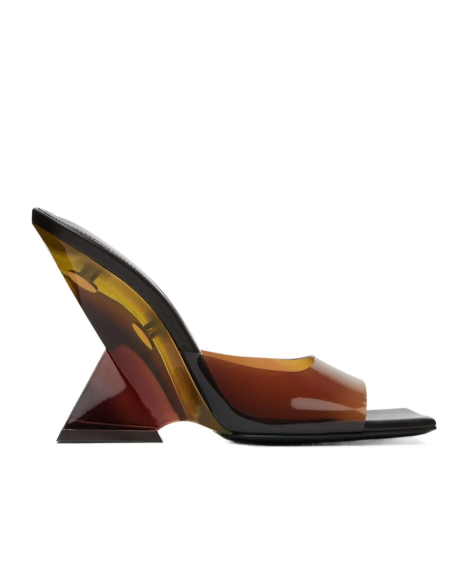 Cheope Square-Toed High-Heeled Sandals