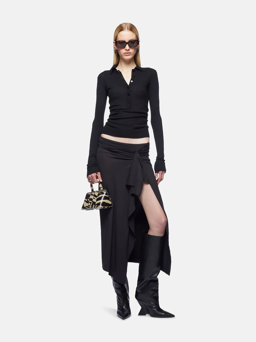 Stretch Knitted Skirt