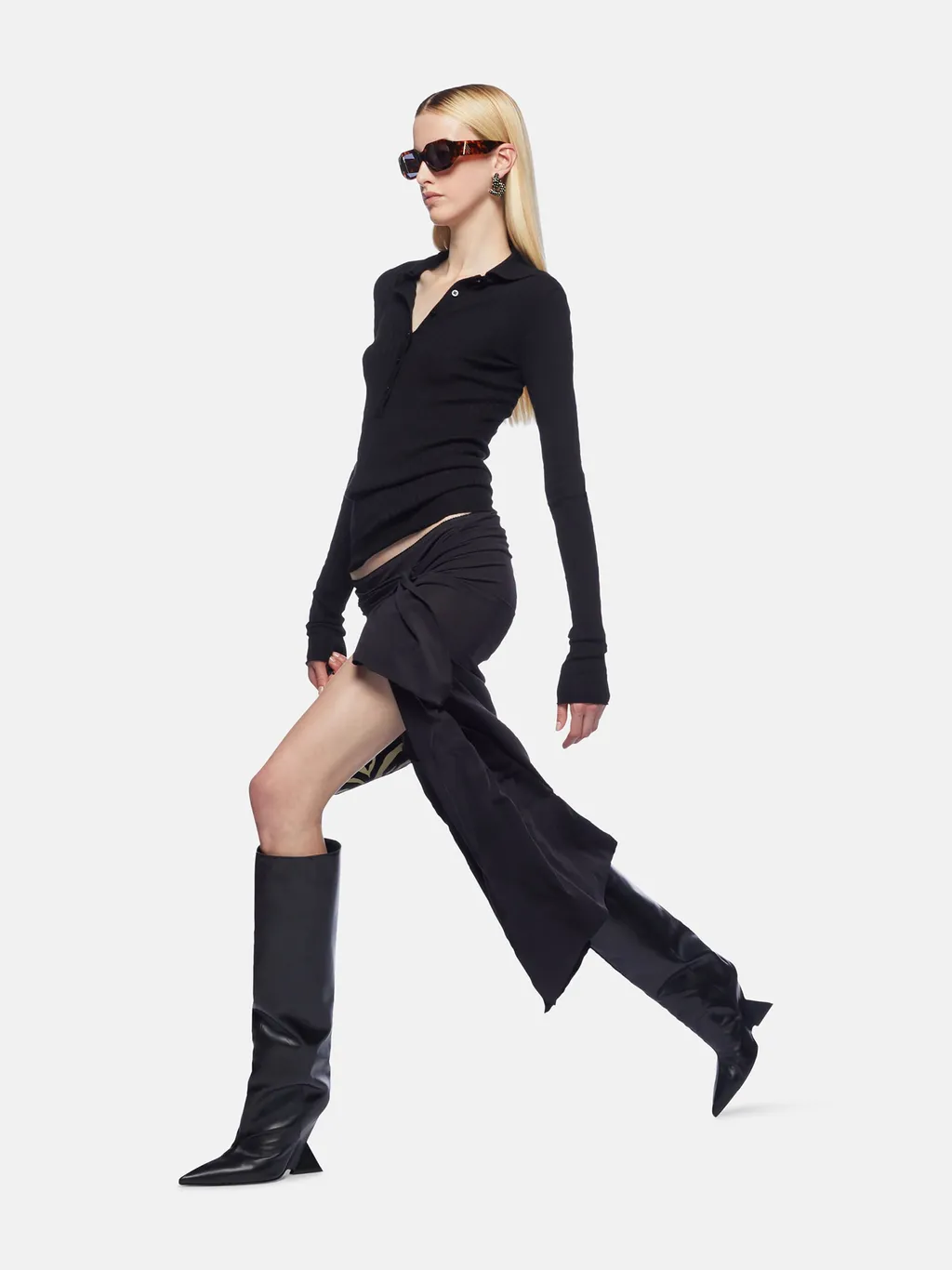 Stretch Knitted Skirt
