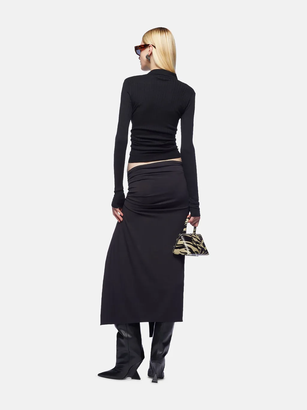 Stretch Knitted Skirt