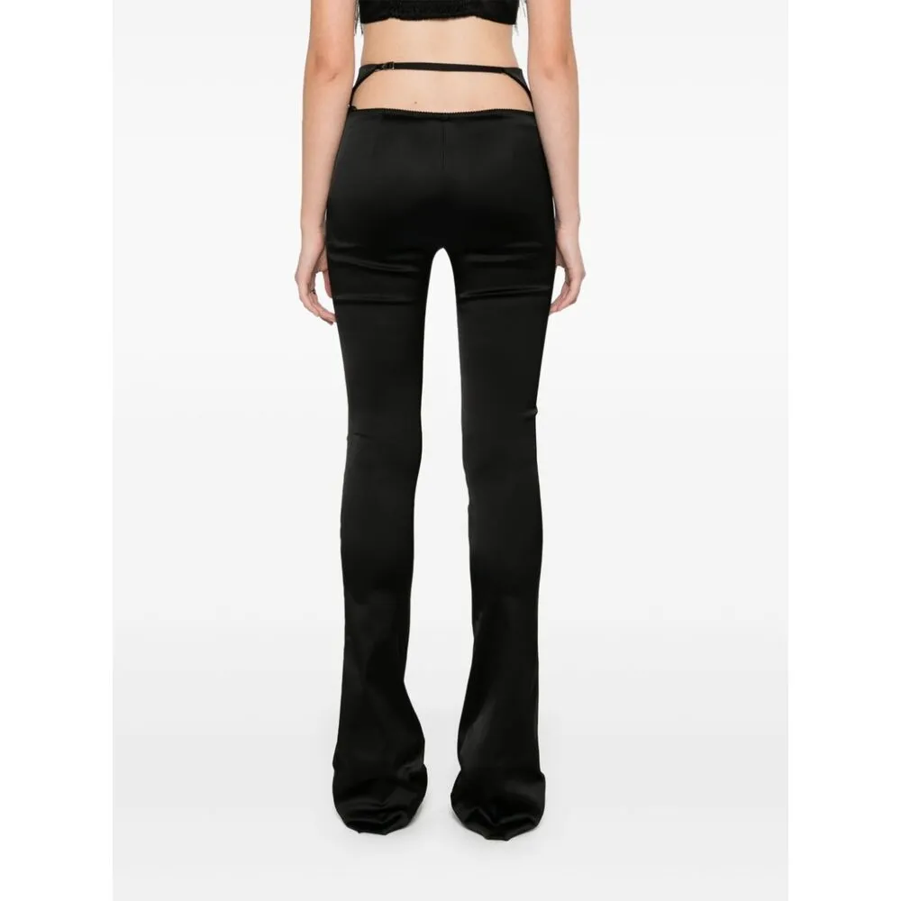 High-Waisted Casual Pants