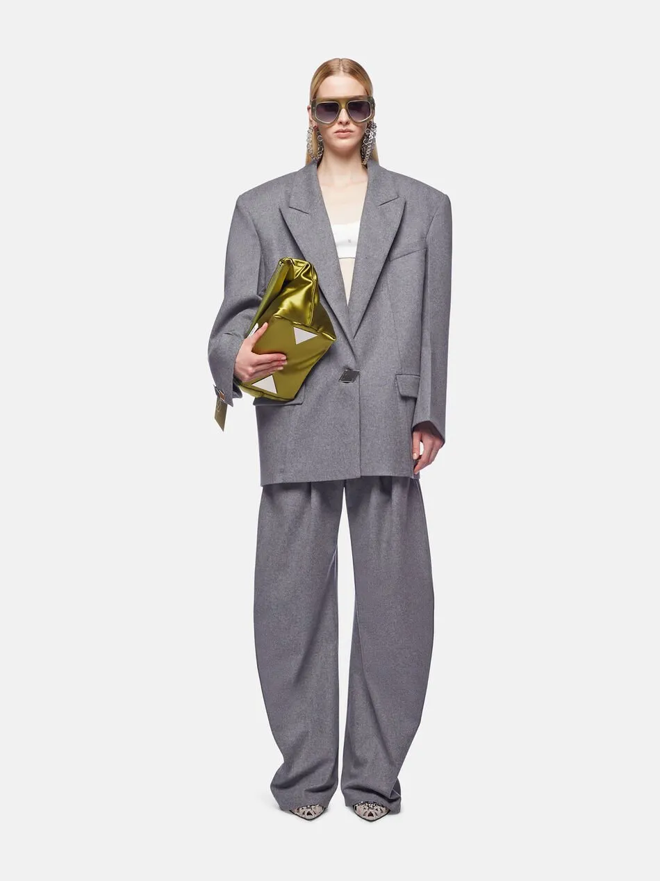 Single-Breasted Oversized Blazer