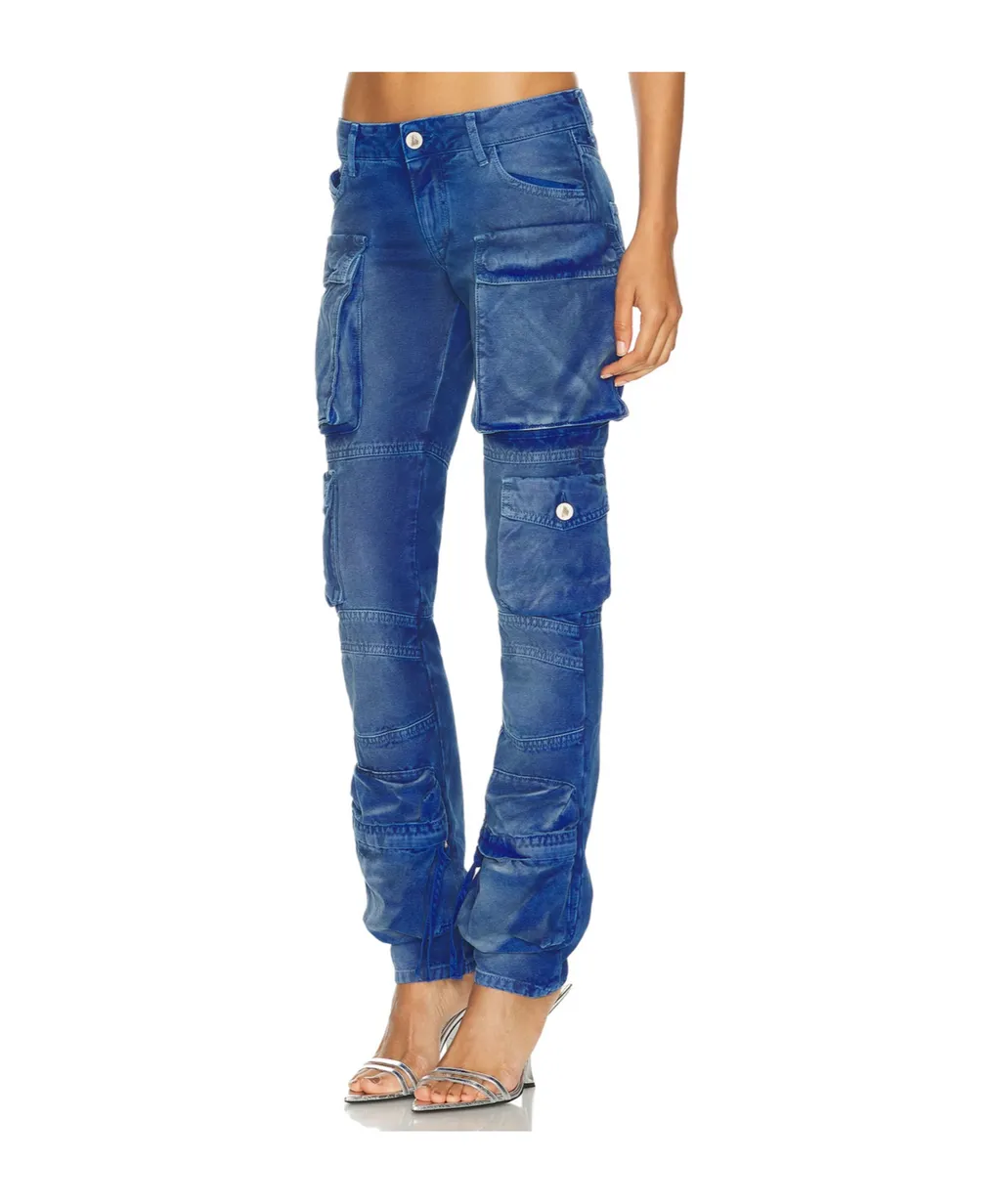 Low-Rise Pockets Jeans