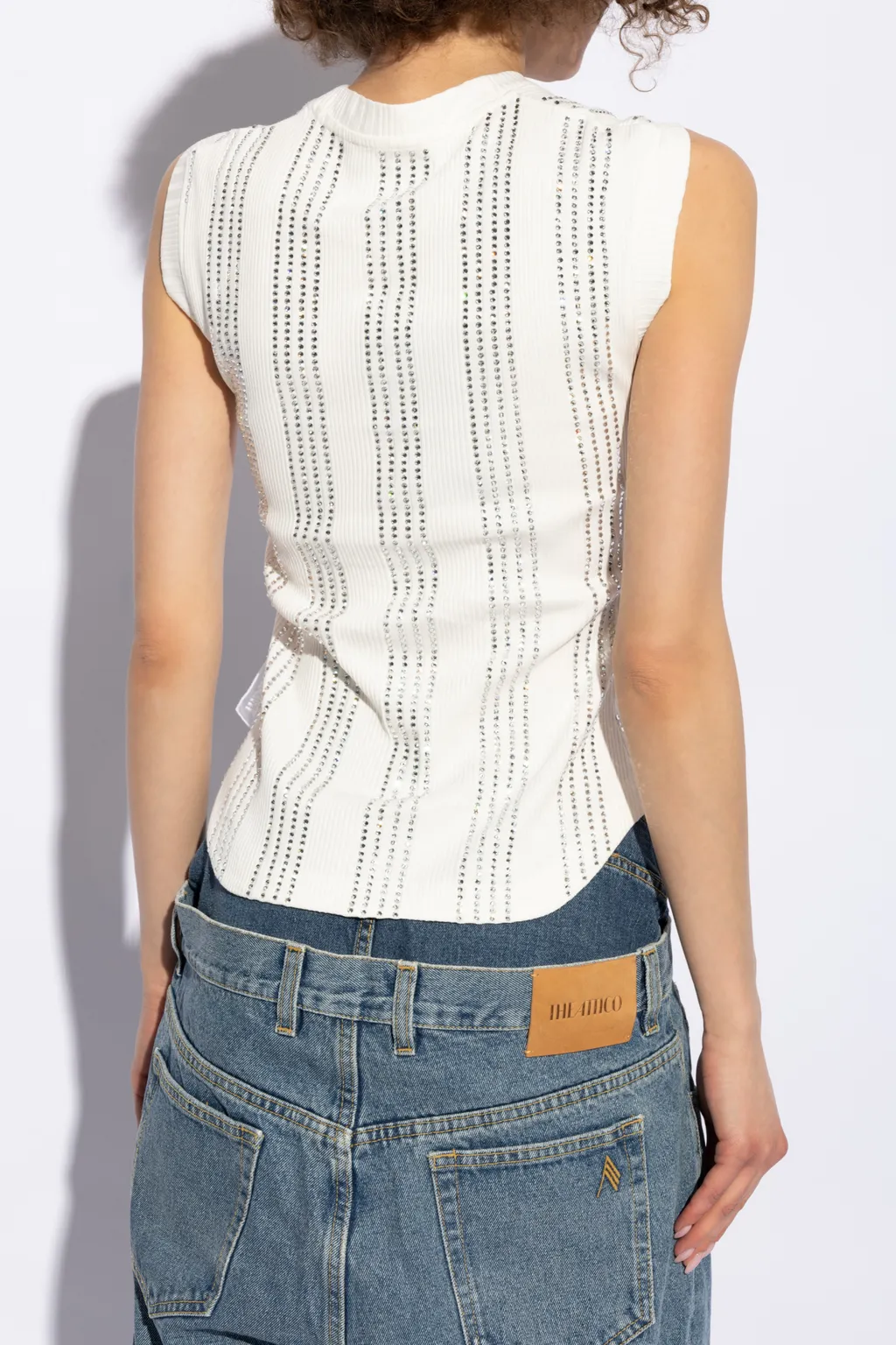 Reese Embellished Ribbed Top