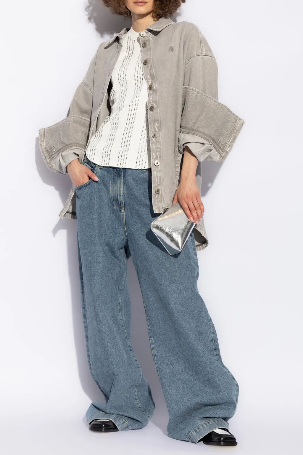 Reese Embellished Ribbed Top