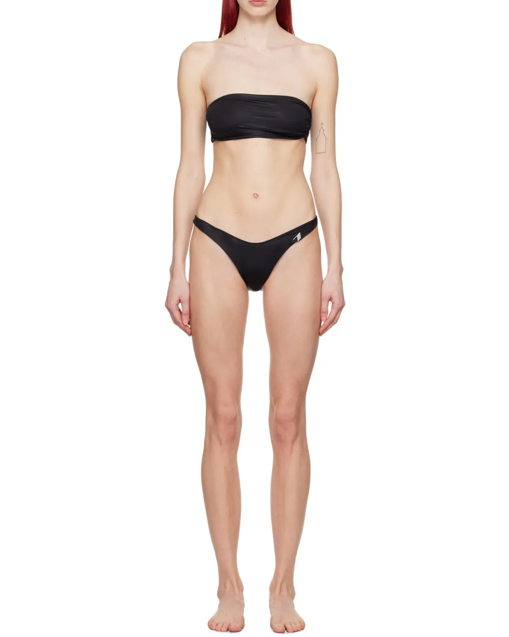Logo Detailed Stretched Bikini Set