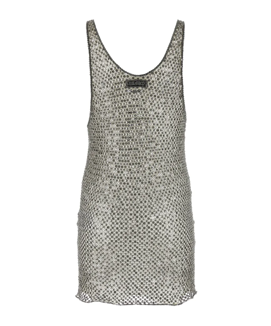 Sequin Sleeveless Mini Dress