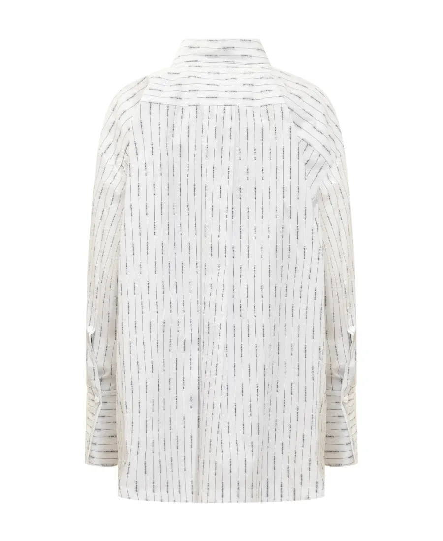 Striped Asymmetric Shirt