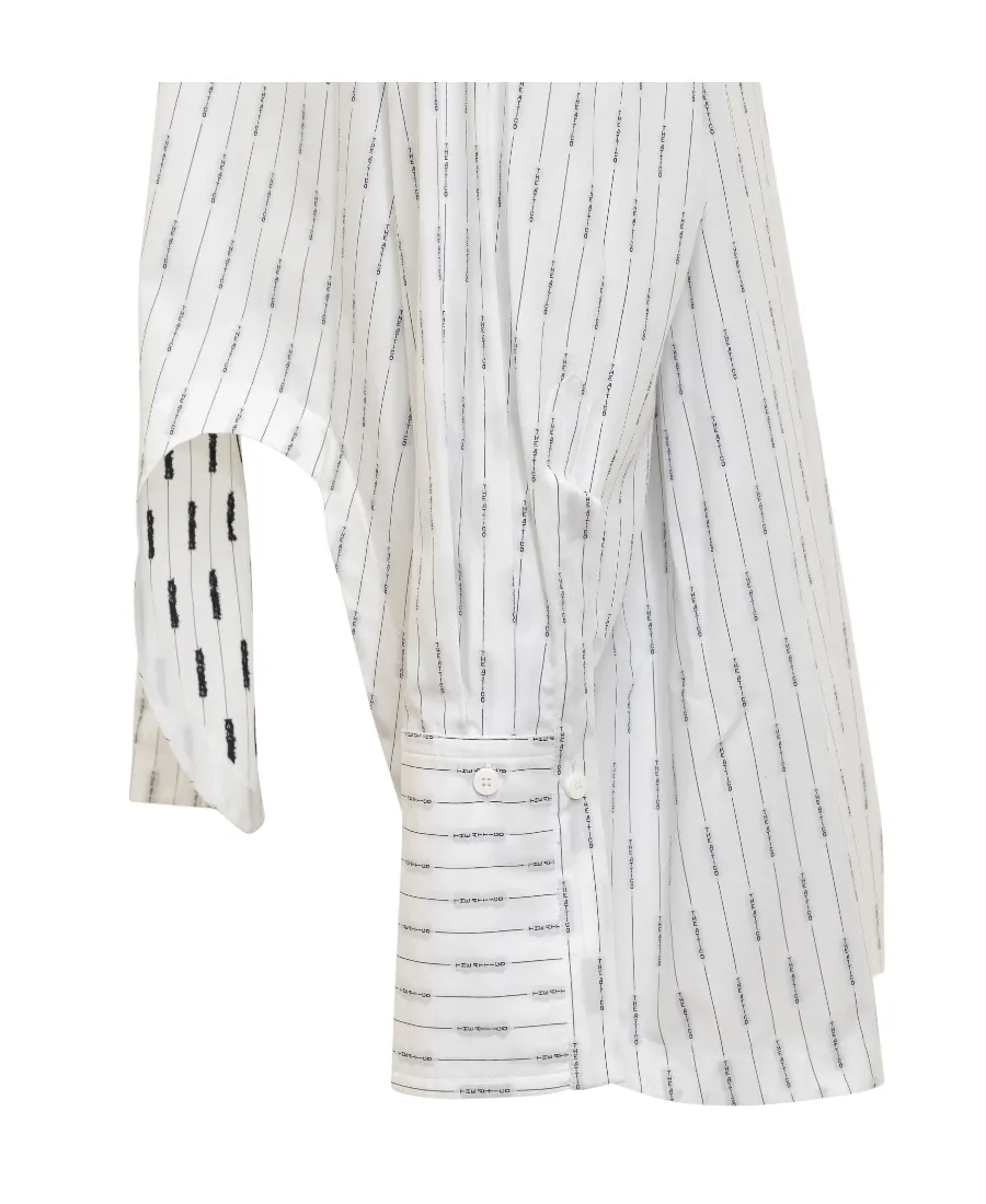 Striped Asymmetric Shirt
