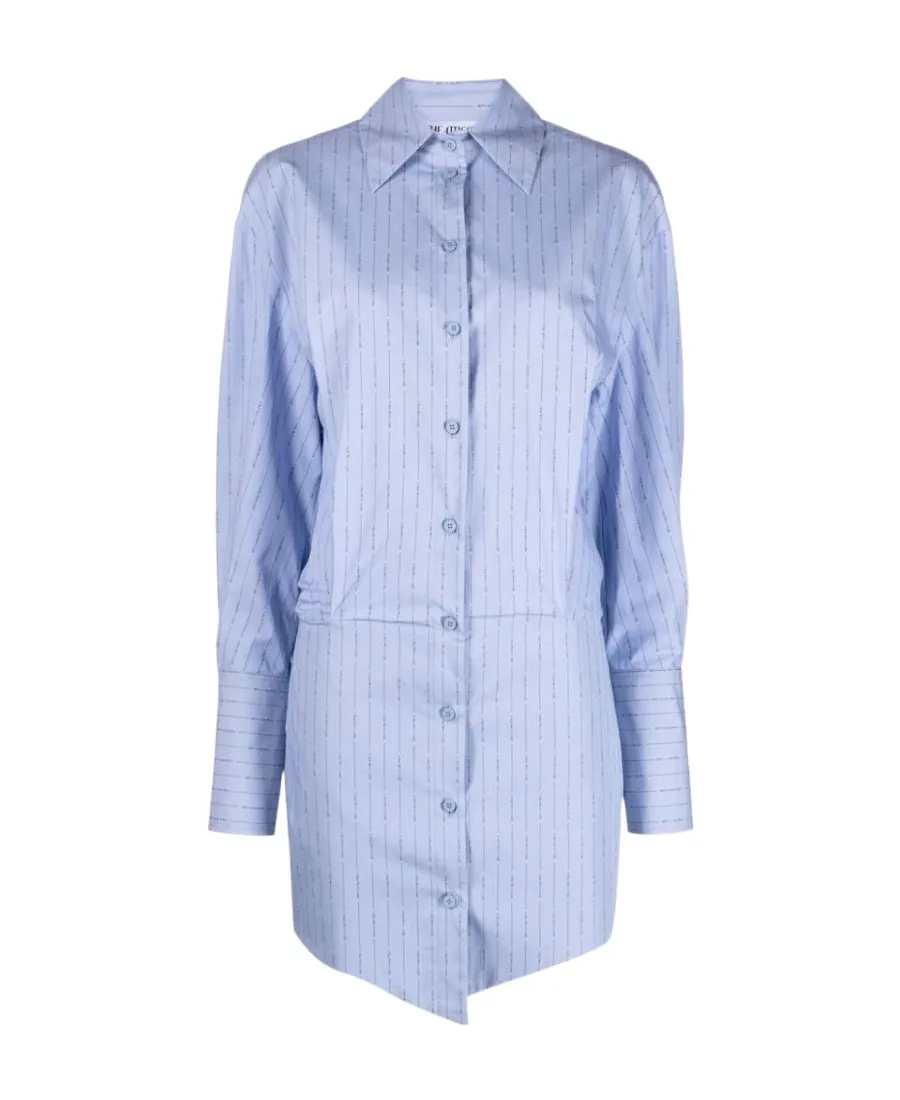 Sylvie Striped Shirt Mini Dress
