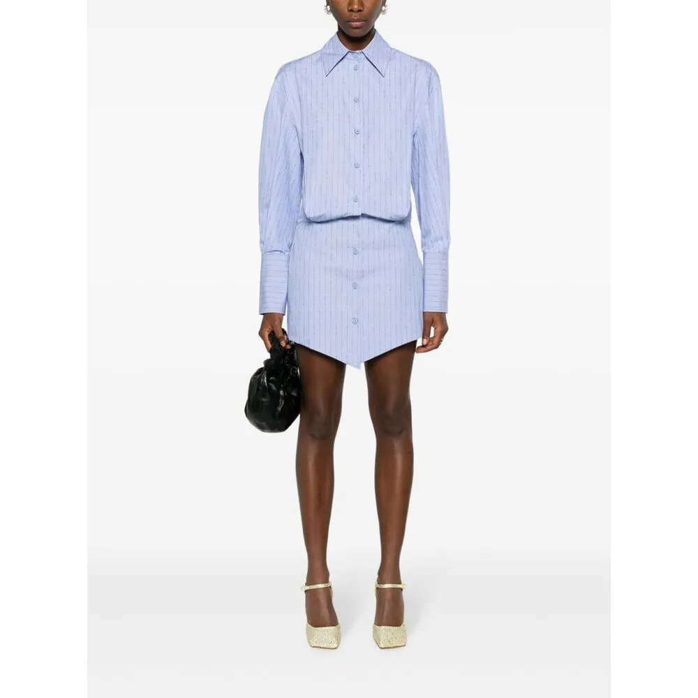 Sylvie Striped Shirt Mini Dress