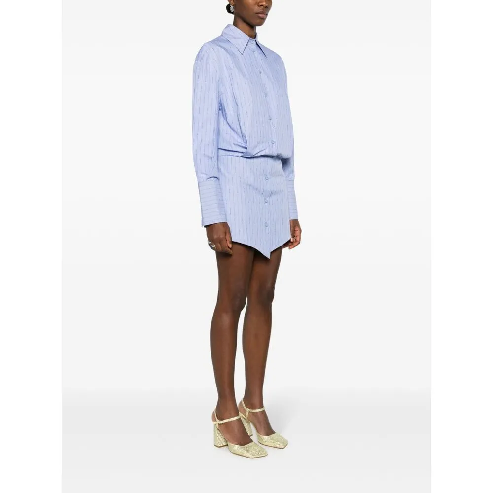 Sylvie Striped Shirt Mini Dress