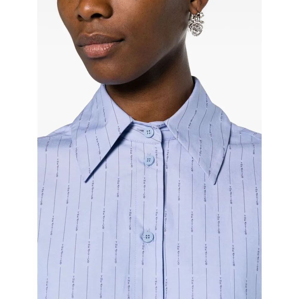 Sylvie Striped Shirt Mini Dress