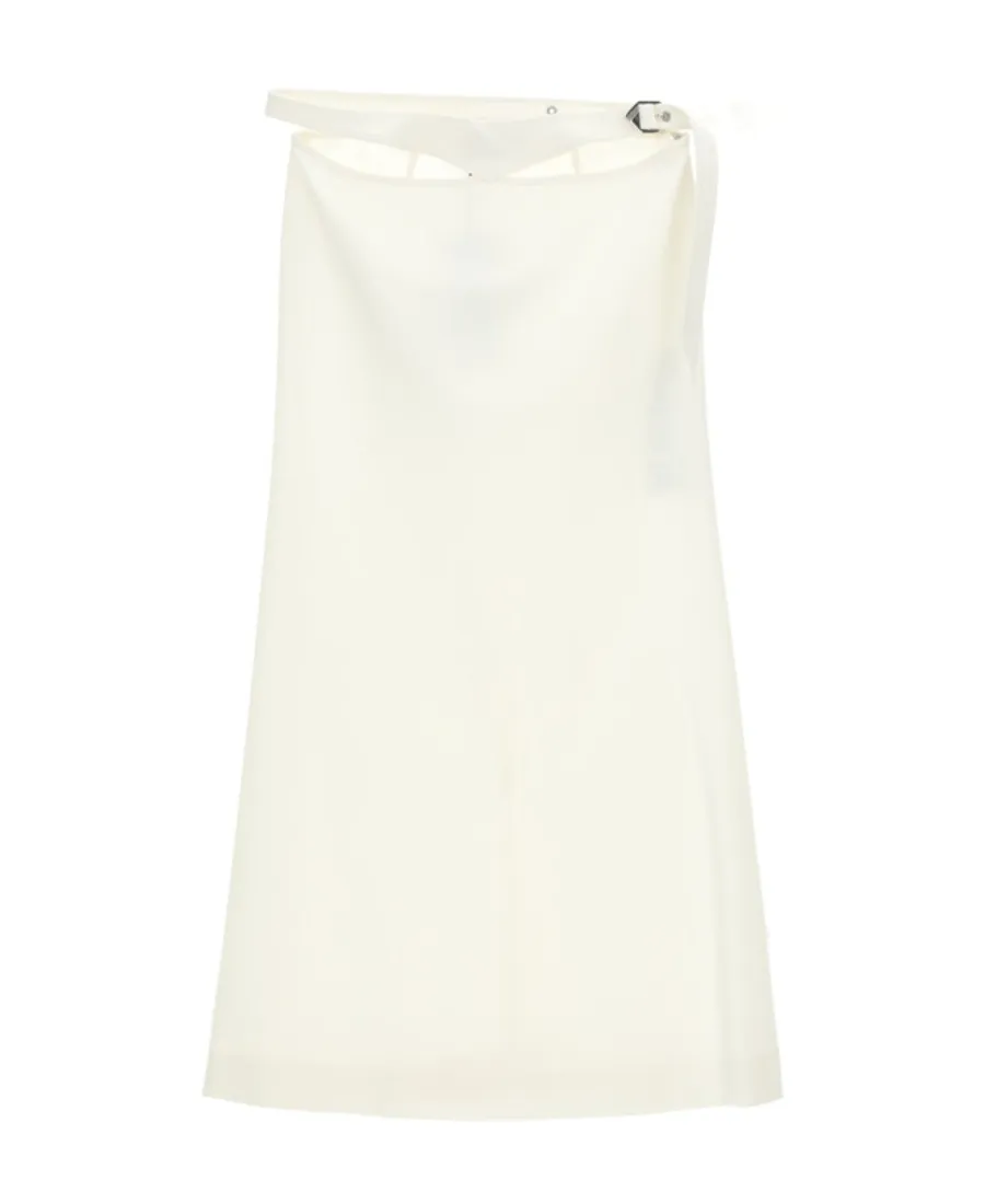 Mid-Length Skirt With Hollow Waist