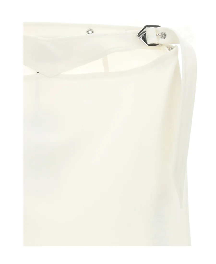 Mid-Length Skirt With Hollow Waist