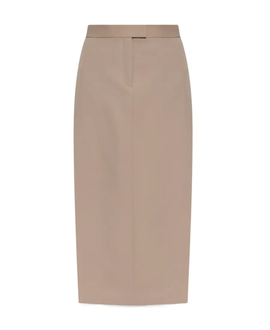 Side Slit Midi Skirt